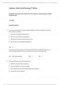 Master Your Course with the &lbrack;Public Health Nursing&comma;Stanhope&comma;8e&rsqb; Test Bank for 2024