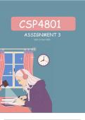 CSP4801 Assignment 3 Semester 2 2023