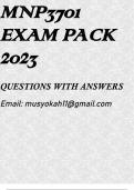 MNP3701 EXAM PACK 202
