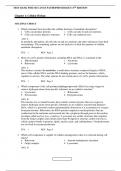  TEST BANK FOR MCCANCE PATHOPHYSIOLOGY 8TH EDITION &lpar;CHAPTER 1 - 50  LATEST 2023&rpar;