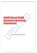  2023 AGNP Board EXAM Questions Neurology Assessment