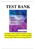 Test Bank Lewis's Medical-Surgical Nursing&comma; 12th Edition by Mariann M&period; Harding&comma; Jeffr&period;