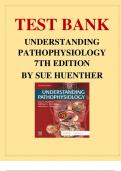 TEST BANK FOR UNDERSTANDING PATHOPHYSIOLOGY 7TH EDITION BY SUE