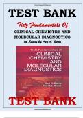 TEST BANK FOR TIETZ FUNDAMENTALS OF CLINICAL CHEMISTRY AND MOLECULAR