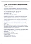 GMAT Math Ultimate Exam Questions with Correct Answers&period; 