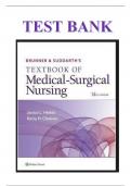 Test Bank - Brunner & Suddarth's Textbook of Medical-Surgical Nursing 14e