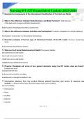 Nursing PT 527 Exam latest Update 2023&sol;2024