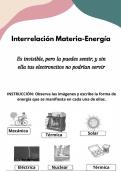 Interrelación Materia-Energía