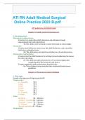 ATI RN Adult Medical Surgical Online Practice 2023 B&period;pdf 