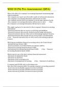 WGU D196 Pre-Assessment &lpar;Q&A&rpar;