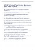 NFHS Volleyball Test Review Questions With 100&percnt; Verified