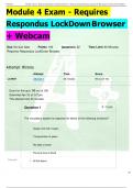 Module 4 Exam - Requires Respondus LockDown Browser &plus; Webcam