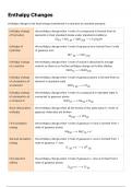 ALEVEL CHEMISTRY - Enthalpy Changes Notes and Definitions 