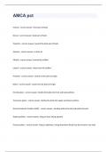 AMCA pct exam 2023 with 100&percnt; correct answers