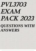PVL3703 EXAM PACK 2023