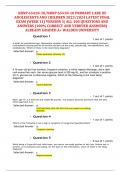 NRNP 6541N-10&sol;NRNP 6541N-10 PRIMARY CARE OF  ADOLESCENTS AND CHILDREN 2023&sol;2024 LATEST FINAL  EXAM &lpar;WEEK 11&rpar; VERSION 5&vert; ALL 100 QUESTIONS AND  ANSWERS &lpar;100&percnt; CORRECT AND VERIFIED ANSWERS&rpar;  ALREADY GRADED A&plus; WALDEN UNIVERSITY