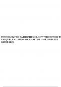 TEST BANK FOR PATHOPHYSIOLOGY 7TH EDITION BY JACQUELYN L. BANASIK CHAPTER 1-54 COMPLETE GUIDE 2023.