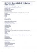 NDFS 100 Exam &num;3 &lpar;Ch&period;8-10&rpar; Solved 100&percnt; Correct&excl;&excl;