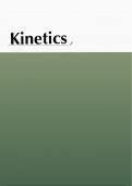 kinetics summary notes for aqa alevel chemistry