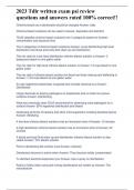 2023 Tdlr written exam psi review questions and answers rated 100&percnt; correct&excl;&excl;