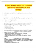 ACQ 202 Module 3 Exam&colon; Part II Designing - Prototyping the System Q&sol;A 100&percnt; CORRECT
