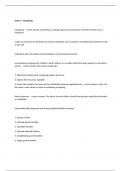 Exam 4 - Caregiving questions and complete  correct answers