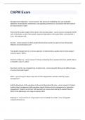 CAPM EXAM 2023 WITH 100&percnt; CORRECT ANSWERS