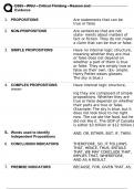 D265 - WGU - Critical Thinking - Reason and Evidence