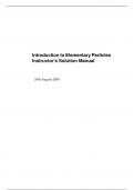 Introduction to Elementary Particles Instructor’s Solution Manual