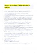 WebCE Exam Tutor Q&As 2023&lpar;100&percnt; Correct&rpar;