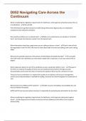 D052 Navigating Care Across the Continuum &vert; 325 Questions and Answers&lpar;A&plus; Solution guide&rpar;