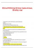 HESI Exit and PN HESI Exit Exam 2023 &lpar;Version 1&rpar; Questions with Answers