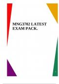 MNG3702 LATEST EXAM PACK.