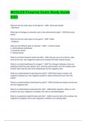 MCOLES Firearms Exam Study Guide 2023