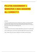 PVL3704 ASSIGNMENT 1 SEMESTER 2 2023 ANSWERS ALL CORRECT!!!