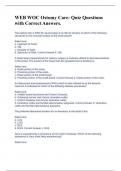 Nursing management of pt requiring an ostomy Questions with 100&percnt; Correct Answers&period;
