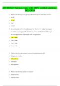 ATI TEAS 7 Science exam- with 100&percnt; verified solutions -2023-2024