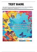 Test bank For Varcarolis' Foundations of Psychiatric-Mental Health Nursing 9th Edition by Margaret Jordan Halter, Chapter 1-36 | Complete Guide A+