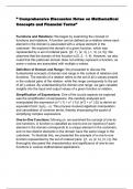 Class notes SCIENCE TECHNOLOGY AND ENGINEERNING MATHEMATICS 