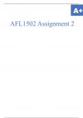 AFL1502 Assignment 2