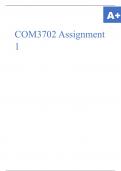 COM3702 Assignment 1