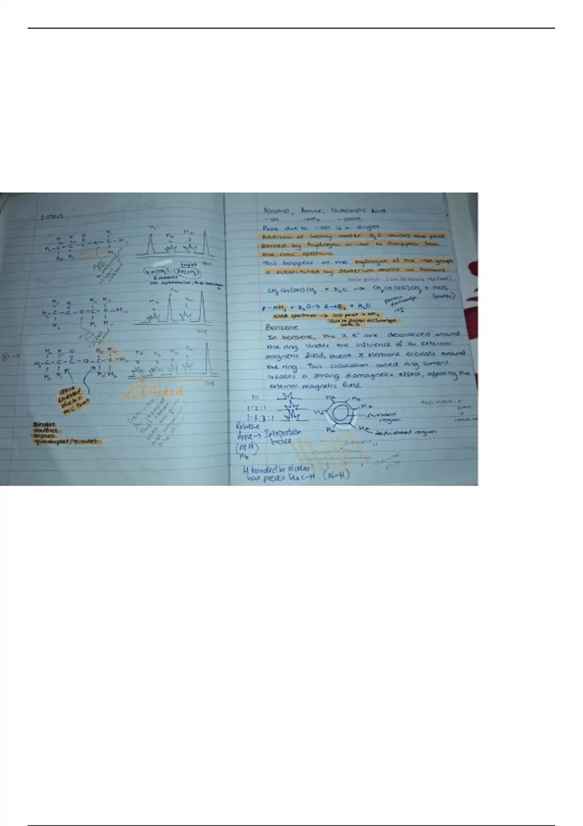 Summary Comprehensive NMR Spectroscopy A level Chemistry with C13 NMR