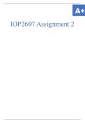 IOP2607 Assignment 2