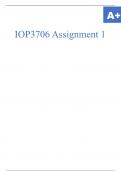 IOP3706 Assignment 1