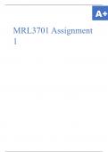 MRL3701 Assignment 1