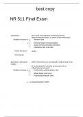 Nr 511final exam 2022 2023 correct question and answers