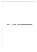 CEBS - GBA Practice Exam 1 Questions and Answers
