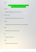 CCU BIO 121 EXAM 1 QUESTIONS & ANSWERS &lpar;2023&sol;2024&rpar;&lpar;VERIFIED ANSWERS&rpar;