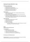MAN1075 Marketing Principles Notes