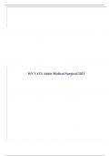 RN VATI Adult Medical Surgical 2023